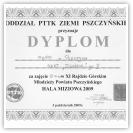 (6/9): VI miejsce w XI Rajdzie Rajdzie Grskim Modziey Powiatu Pszczyskiego<br>3 padziernika 2009r.\