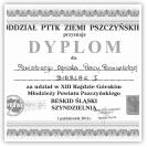 (3/9): Dyplom za udzia w  XIII Rajdzie Grskim Modziey Powiatu Pszczyskiego - 1 padziernika 2011r. gr. I