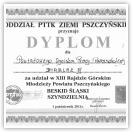 (5/9): Dyplom za udzia w  XIII Rajdzie Grskim Modziey Powiatu Pszczyskiego - 1 padziernika 2011r. gr. III