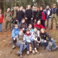 (10/68): Wycieczka: Straconka - Czupel - Gaiki - Prze. u Panienki - Groniczki - Hrobacza  ka - Porbka - Zamek na Woku. 16.11.2008r.