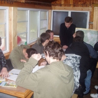 (14/68): Wycieczka: Straconka - Czupel - Gaiki - Prze. u Panienki - Groniczki - Hrobacza  ka - Porbka - Zamek na Woku. 16.11.2008r.