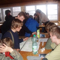 (16/68): Wycieczka: Straconka - Czupel - Gaiki - Prze. u Panienki - Groniczki - Hrobacza  ka - Porbka - Zamek na Woku. 16.11.2008r.