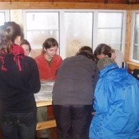 (17/68): Wycieczka: Straconka - Czupel - Gaiki - Prze. u Panienki - Groniczki - Hrobacza  ka - Porbka - Zamek na Woku. 16.11.2008r.