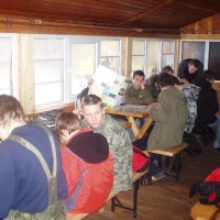 (18/68): Wycieczka: Straconka - Czupel - Gaiki - Prze. u Panienki - Groniczki - Hrobacza  ka - Porbka - Zamek na Woku. 16.11.2008r.