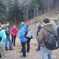 (39/68): Wycieczka: Straconka - Czupel - Gaiki - Prze. u Panienki - Groniczki - Hrobacza  ka - Porbka - Zamek na Woku. 16.11.2008r.