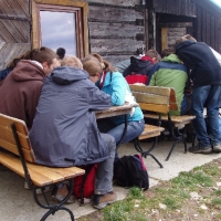 (78/99): XI Grski Rajd Pieszy Modziey Powiatu Pszczyskiego, organizowany w ramach obchodw Raku Przyrody PTTK przez oddzia PTTK Ziemi Pszczyskiej w Pszczynie - Hala Miziowa.
03.10.2009r.