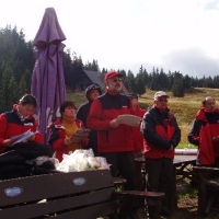 (85/99): XI Grski Rajd Pieszy Modziey Powiatu Pszczyskiego, organizowany w ramach obchodw Raku Przyrody PTTK przez oddzia PTTK Ziemi Pszczyskiej w Pszczynie - Hala Miziowa.
03.10.2009r.