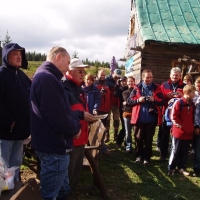 (88/99): XI Grski Rajd Pieszy Modziey Powiatu Pszczyskiego, organizowany w ramach obchodw Raku Przyrody PTTK przez oddzia PTTK Ziemi Pszczyskiej w Pszczynie - Hala Miziowa.
03.10.2009r.
