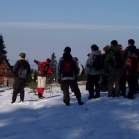 (8/97): Wycieczka turystyczna - Prze. Glinka (845m n.p.m.) - Krawcw Wierch (1084m n.p.m.) - Trzy Kopce (1216m n.p.m.) - Hala Rysianka (1260m n.p.m.) - Hala Lipowska - Zatna