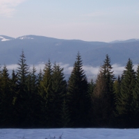 (9/97): Wycieczka turystyczna - Prze. Glinka (845m n.p.m.) - Krawcw Wierch (1084m n.p.m.) - Trzy Kopce (1216m n.p.m.) - Hala Rysianka (1260m n.p.m.) - Hala Lipowska - Zatna