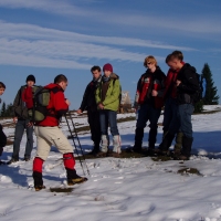 (12/97): Wycieczka turystyczna - Prze. Glinka (845m n.p.m.) - Krawcw Wierch (1084m n.p.m.) - Trzy Kopce (1216m n.p.m.) - Hala Rysianka (1260m n.p.m.) - Hala Lipowska - Zatna
