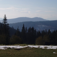 (19/97): Wycieczka turystyczna - Prze. Glinka (845m n.p.m.) - Krawcw Wierch (1084m n.p.m.) - Trzy Kopce (1216m n.p.m.) - Hala Rysianka (1260m n.p.m.) - Hala Lipowska - Zatna