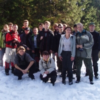 (68/97): Wycieczka turystyczna - Prze. Glinka (845m n.p.m.) - Krawcw Wierch (1084m n.p.m.) - Trzy Kopce (1216m n.p.m.) - Hala Rysianka (1260m n.p.m.) - Hala Lipowska - Zatna