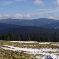 (71/97): Wycieczka turystyczna - Prze. Glinka (845m n.p.m.) - Krawcw Wierch (1084m n.p.m.) - Trzy Kopce (1216m n.p.m.) - Hala Rysianka (1260m n.p.m.) - Hala Lipowska - Zatna