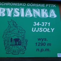(75/97): Wycieczka turystyczna - Prze. Glinka (845m n.p.m.) - Krawcw Wierch (1084m n.p.m.) - Trzy Kopce (1216m n.p.m.) - Hala Rysianka (1260m n.p.m.) - Hala Lipowska - Zatna