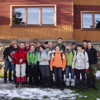 (79/97): Wycieczka turystyczna - Prze. Glinka (845m n.p.m.) - Krawcw Wierch (1084m n.p.m.) - Trzy Kopce (1216m n.p.m.) - Hala Rysianka (1260m n.p.m.) - Hala Lipowska - Zatna