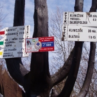 (101/105): Wycieczka turystyczna 21.04.2013r.<br>
Szczyrk - Salmopol - Klimczok - Szyndzielnia - Dbowiec - Bielsko - Biaa