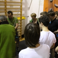 (12/109): <!-- Zajcia na ciance wspinaczkowej 25.01.2013r.-->