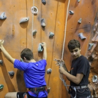 (42/58): Zaj�cia na �ciance wspinaczkowej 12.10.2014r.