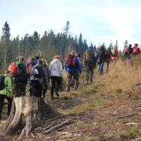(16/76): Wycieczka na Wielk� Rycerzow� 16.11.2014r.