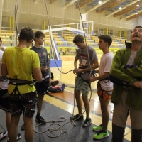 (7/39): Zajcia na ciance wspinaczkowej 24.10.2014r.