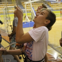 (10/39): Zajcia na ciance wspinaczkowej 24.10.2014r.