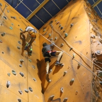 (12/39): Zajcia na ciance wspinaczkowej 24.10.2014r.