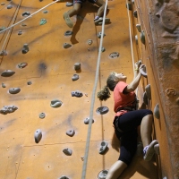 (16/39): Zajcia na ciance wspinaczkowej 24.10.2014r.