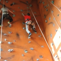(12/58): Zaj�cia na �ciance wspinaczkowej 10.04.2015r.