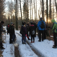 (14/138): Wycieczka g�rska w Beskid Ma�y 09.01.2015r. odPrze�. Kocierskiej przez Potr�jn�, Leskowiec, Gro� Jana Paw�a II do Rzyk Jag�dek