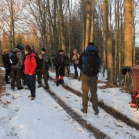 (15/138): Wycieczka g�rska w Beskid Ma�y 09.01.2015r. odPrze�. Kocierskiej przez Potr�jn�, Leskowiec, Gro� Jana Paw�a II do Rzyk Jag�dek