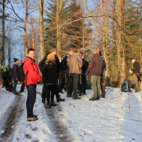 (19/138): Wycieczka g�rska w Beskid Ma�y 09.01.2015r. odPrze�. Kocierskiej przez Potr�jn�, Leskowiec, Gro� Jana Paw�a II do Rzyk Jag�dek