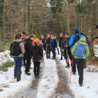 (30/138): Wycieczka g�rska w Beskid Ma�y 09.01.2015r. odPrze�. Kocierskiej przez Potr�jn�, Leskowiec, Gro� Jana Paw�a II do Rzyk Jag�dek
