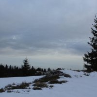 (34/138): Wycieczka g�rska w Beskid Ma�y 09.01.2015r. odPrze�. Kocierskiej przez Potr�jn�, Leskowiec, Gro� Jana Paw�a II do Rzyk Jag�dek