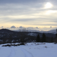 (40/138): Wycieczka g�rska w Beskid Ma�y 09.01.2015r. odPrze�. Kocierskiej przez Potr�jn�, Leskowiec, Gro� Jana Paw�a II do Rzyk Jag�dek