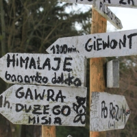 (51/138): Wycieczka g�rska w Beskid Ma�y 09.01.2015r. odPrze�. Kocierskiej przez Potr�jn�, Leskowiec, Gro� Jana Paw�a II do Rzyk Jag�dek