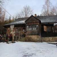 (53/138): Wycieczka g�rska w Beskid Ma�y 09.01.2015r. odPrze�. Kocierskiej przez Potr�jn�, Leskowiec, Gro� Jana Paw�a II do Rzyk Jag�dek