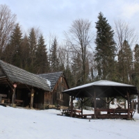(54/138): Wycieczka g�rska w Beskid Ma�y 09.01.2015r. odPrze�. Kocierskiej przez Potr�jn�, Leskowiec, Gro� Jana Paw�a II do Rzyk Jag�dek
