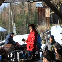 (57/138): Wycieczka g�rska w Beskid Ma�y 09.01.2015r. odPrze�. Kocierskiej przez Potr�jn�, Leskowiec, Gro� Jana Paw�a II do Rzyk Jag�dek