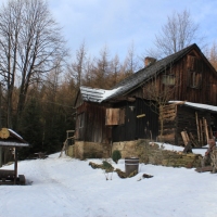 (61/138): Wycieczka g�rska w Beskid Ma�y 09.01.2015r. odPrze�. Kocierskiej przez Potr�jn�, Leskowiec, Gro� Jana Paw�a II do Rzyk Jag�dek