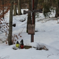 (64/138): Wycieczka g�rska w Beskid Ma�y 09.01.2015r. odPrze�. Kocierskiej przez Potr�jn�, Leskowiec, Gro� Jana Paw�a II do Rzyk Jag�dek
