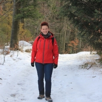 (68/138): Wycieczka g�rska w Beskid Ma�y 09.01.2015r. odPrze�. Kocierskiej przez Potr�jn�, Leskowiec, Gro� Jana Paw�a II do Rzyk Jag�dek