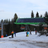 (71/138): Wycieczka g�rska w Beskid Ma�y 09.01.2015r. odPrze�. Kocierskiej przez Potr�jn�, Leskowiec, Gro� Jana Paw�a II do Rzyk Jag�dek