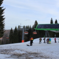 (74/138): Wycieczka g�rska w Beskid Ma�y 09.01.2015r. odPrze�. Kocierskiej przez Potr�jn�, Leskowiec, Gro� Jana Paw�a II do Rzyk Jag�dek
