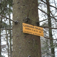 (76/138): Wycieczka g�rska w Beskid Ma�y 09.01.2015r. odPrze�. Kocierskiej przez Potr�jn�, Leskowiec, Gro� Jana Paw�a II do Rzyk Jag�dek