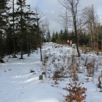 (82/138): Wycieczka g�rska w Beskid Ma�y 09.01.2015r. odPrze�. Kocierskiej przez Potr�jn�, Leskowiec, Gro� Jana Paw�a II do Rzyk Jag�dek