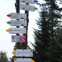 (83/138): Wycieczka g�rska w Beskid Ma�y 09.01.2015r. odPrze�. Kocierskiej przez Potr�jn�, Leskowiec, Gro� Jana Paw�a II do Rzyk Jag�dek