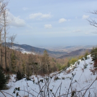 (84/138): Wycieczka g�rska w Beskid Ma�y 09.01.2015r. odPrze�. Kocierskiej przez Potr�jn�, Leskowiec, Gro� Jana Paw�a II do Rzyk Jag�dek