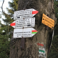 (94/138): Wycieczka g�rska w Beskid Ma�y 09.01.2015r. odPrze�. Kocierskiej przez Potr�jn�, Leskowiec, Gro� Jana Paw�a II do Rzyk Jag�dek