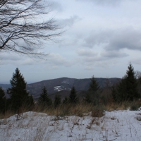 (98/138): Wycieczka g�rska w Beskid Ma�y 09.01.2015r. odPrze�. Kocierskiej przez Potr�jn�, Leskowiec, Gro� Jana Paw�a II do Rzyk Jag�dek